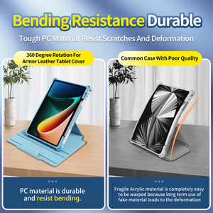 Support en cuir <span class=keywords><strong>Folio</strong></span> Housse de protection universelle pour tablette <span class=keywords><strong>Xiaomi</strong></span> <span class=keywords><strong>Pad</strong></span> <span class=keywords><strong>5</strong></span> 11 pouces avec porte-crayon Auto Sleep Wake - Product Image 2