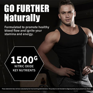 Cápsulas de Óxido Nítrico OEM con L-arginina, L-citrulina y Ginseng para el Crecimiento Muscular y la Circulación - Product Image 3