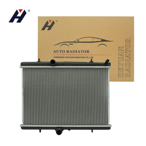 Nuevo Radiador de Aluminio al por Mayor de China para Citroën <span class=keywords><strong>C4</strong></span> 1.6T 2016- Sistema de Refrigeración con 30% Más Rendimiento, Plateado y Negro - Product Image 1