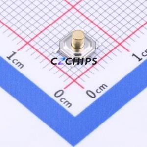 TS-KG87S-AT35F Tactile Switch SMD-4P,5.2x5.2mm Switch Single Pole Single Throw Round Button 2.5N Vertical Mount - Product Image 1