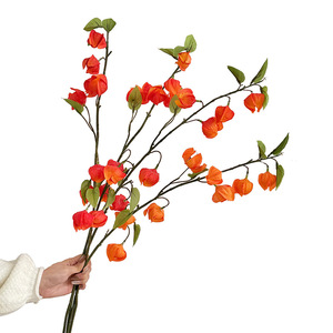 Yasunobu - Flores Artificiales de Seda, Ramas Individuales, Color Naranja Oscuro y Naranja Claro, Decoración para Bodas y Hogar - Product Image 5