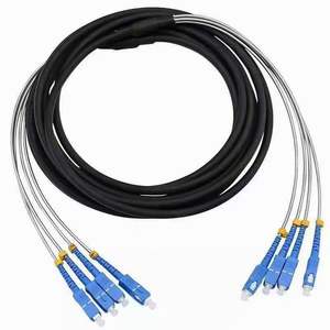 Cordon de brassage fibre optique blindé monomode 4 fibres FC-FC à <span class=keywords><strong>prix</strong></span> d'usine pour réseaux FTTH, FTTB, FTTX - Product Image 4