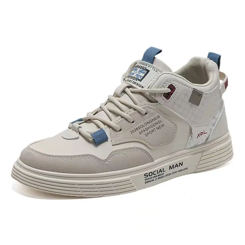 Fabrika doğrudan satış erkek dantel up tasarımcı özel moda spor ayakkabı kaykay ayakkabı erkek ayakkabısı toptan