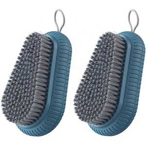 Plastic small shoe cleaning brush Plain soft bristles shoe washing laundry brush washing clothes board brush