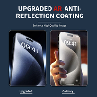 Protecteur d'écran d'intimité d'or d'impression en soie de bonne qualité protecteur d'écran antichoc imperméable pour iPhone 17 Pro Max