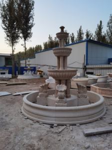 <span class=keywords><strong>Fontaine</strong></span> en marbre exquisément sculptée pour les maisons et châteaux de luxe, <span class=keywords><strong>fontaine</strong></span> <span class=keywords><strong>d</strong></span>'<span class=keywords><strong>eau</strong></span> de jardin extérieure avec lion, accepte la personnalisation - Product Image 2