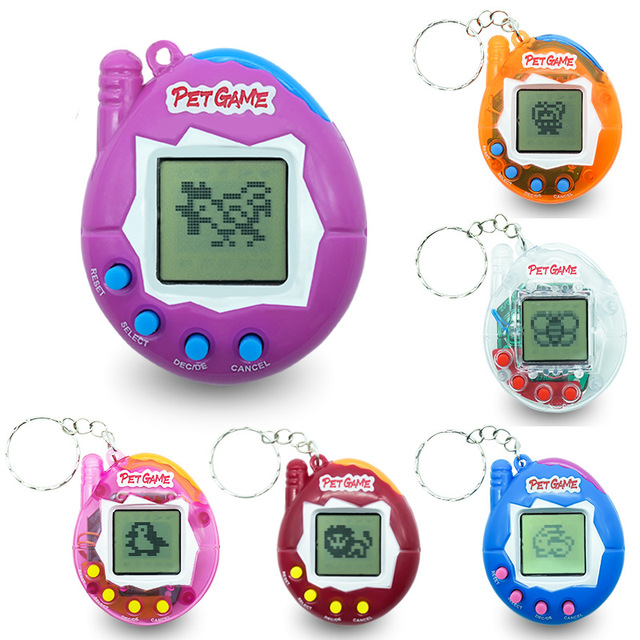 Wholesale Pix Egg Electronic Toy Kids Original Color Screen Sound Educational Cartoon Game Plastic Dog Pets Features