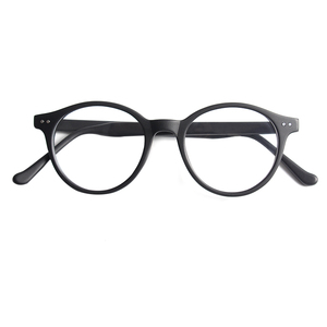 Marcas italianas Buen precio Retro Acetato Gafas Marcos ópticos Diamond Face Shape Match - Product Image 6