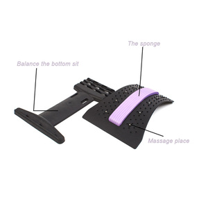 Lumbar <strong>Back</strong> Cracker Board Pain Relief <strong>Device</strong> Multi-Level Lumbar <strong>Back</strong> <strong>Massager</strong> <strong>Back</strong> Stretcher Support - Product Image 4