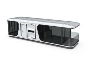 Casa Contenedor Tipo Cápsula Espacial de Calidad Premium, Moderna y Modular, para Jardín, Mini Casa, Venta al Por Mayor - Product Image 3
