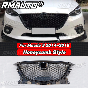 กระจังหน้าทรงเพชรสำหรับ Mazda 3 Axela ปี 2014-2016 ชุดแต่งกระจังหน้าแบบตาข่ายสำหรับ Mazda 3 Axela อุปกรณ์ตกแต่งรถยนต์ - Product Image 2
