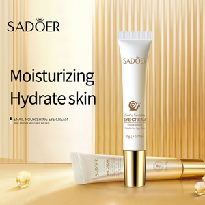 SADOER Meilleure Crème Contour des Yeux pour la Beauté en Gros Tube à l'Extrait de Bave d'Escargot Soin Nourrissant Raffermissant Anti-Rides avec Ingrédient Glycérine - Product Image 4