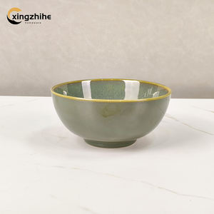 Service de table en céramique moderne verte en grès de 16 pièces avec glaçure réactive écologique, compatible lave-vaisselle et four, pour un usage domestique - Product Image 4