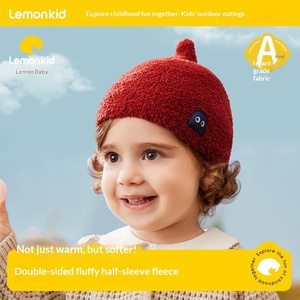 Gorro <span class=keywords><strong>de</strong></span> Bebé con Diseño <span class=keywords><strong>de</strong></span> Limón, Tejido Cálido y Lindo, Unisex <span class=keywords><strong>para</strong></span> Niños y Niñas, Invierno, <span class=keywords><strong>para</strong></span> Bebés Recién Nacidos - Product Image 2
