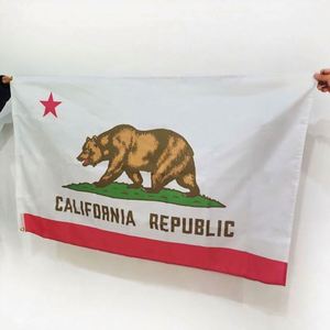 Wholesale 3x5FT 100% Polyester Custom Premium Fabric Digital Printing California <b>Flags</b> - Product Image 2