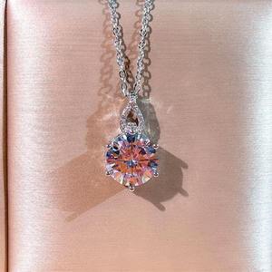 Collana con Pendente Rotondo a Sei Punte in Cristallo da Donna, Stile Ufficio, Gioiello a Catena per Clavicola a Forma di Zucca - Product Image 3