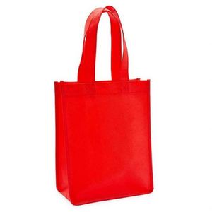 Sac à main personnalisé, sac pliable non tissé avec bouton de couture, sacs de shopping écologiques, emballage cadeau en gros - Product Image 6