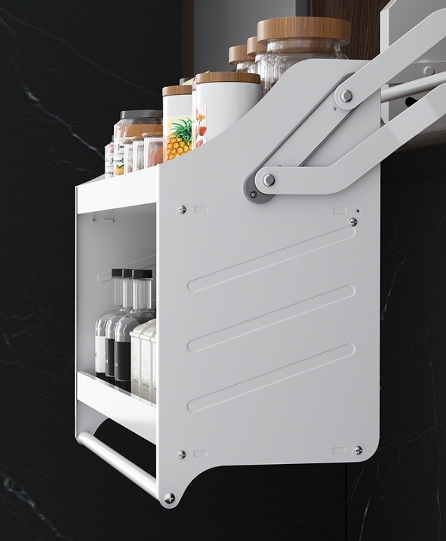 Multifunktionale Küchenschrank-Ablage aus Kohlenstoffstahl, modern