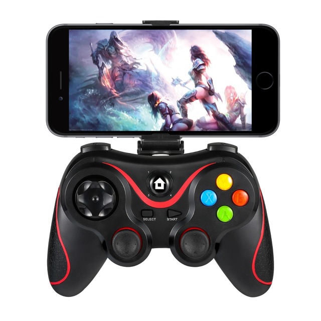 V8 OEM Wireless for BT Gaming Controller Supports Android & IOS Mobile P3/PC Gamepad Joysticks & Game Controllers