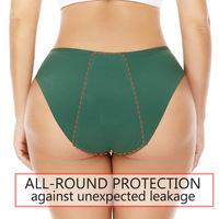 Culottes menstruelles pour femmes à haute absorption, 4 couches, anti-fuites, réutilisables, lavables, pour flux abondant