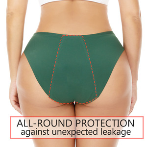High Absorbency 4 Layers <b>Leakproof</b> Period Panties Women Menstrual <b>Underwear</b> Reusable Washable Physiological Pants for Heavy Flow - Product Image 2