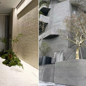 Azulejo <span class=keywords><strong>travertino</strong></span> de alta calidad para revestimiento de paredes exteriores o interiores Piedra suave de decoración al por mayor - Product Image 2