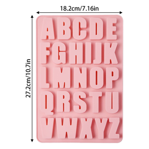 Wholesale Supplier Custom Packaging Bpa Free Alphabet Non-Stick English Letter Silicone <b>Cake</b> Baking <b>Mold</b> for Promotional Gifts - Product Image 2