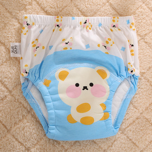 Popok Bayi Anti Air Celana Dalam Popok Reusable Lembut Bernapas untuk Latihan Toilet Anak Laki-laki dan Perempuan - Product Image 2