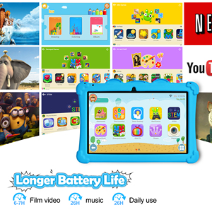 Tablette Android 10,1 pouces avec étui A133 BT5.0 Quad Core 1,6 GHz Tablette pour enfant Tablette éducative Android - Product Image 3