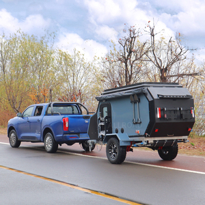 Nouveau design Offres Spéciales Family Camper Trailer Caravan Pop up Tent Camper Trailer avec arrière cuisine - Product Image 4