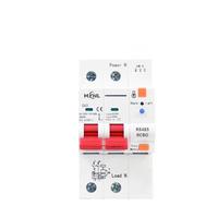 Interruptor de circuito medidor MCB RS485 1P 2P 3P 4P de fábrica con protocolo abierto MODBUS para control de red, cobre y litio