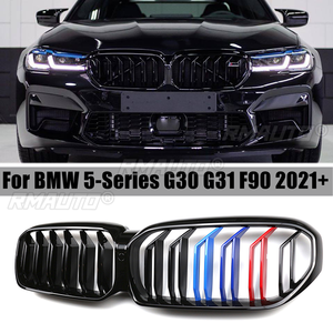 Calandre avant double ligne style M pour BMW Série 5 G30 G31 2021 2022 F90 M5 – Remplacement de calandre de course - Product Image 1