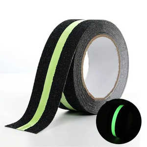 5m Black Luminous Anti <b>Slip</b> <b>Tape</b> Waterproof Glow in the Dark Safety <b>Tape</b> for Stair Grit Sandpaper <b>Non</b> <b>Slip</b> for Safety Products - Product Image 5