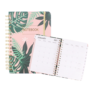 Journaux Wire-O avec logo OEM Papier imprimé au format A5 personnalisé Suivi des sessions de mise au point pour la <span class=keywords><strong>gestion</strong></span> <span class=keywords><strong>du</strong></span> <span class=keywords><strong>temps</strong></span> des entraîneurs Reliure à spirale - Product Image 4