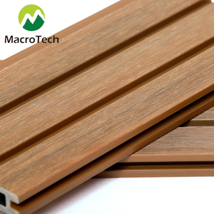 Panneau de clôture composite WPC rainuré et cannelé, résistant aux UV, imperméable, durable, facile à installer pour <span class=keywords><strong>jardin</strong></span> extérieur - Product Image 3