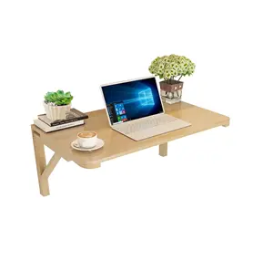 Laundry Folding Table Wood Wall Mounted Table Stable Sturdy Wall Desktop Computer Table for Kitchen Room Furniture