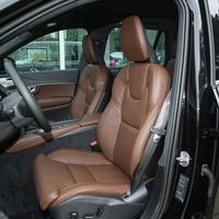 Housses de siège auto en cuir premium sur mesure pour Volvo XC90 7 places (2002-2026) – Couverture intégrale ajustée parfaitement – Accessoires automobiles