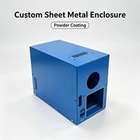 Fabrication de tôlerie, boîtier en tôle, boîtier métallique avec revêtement en poudre et impression sérigraphique, boîtier électrique sur mesure