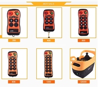 Télécommande radio sans fil antidéflagrante à 8 boutons, double vitesse, 1 émetteur + 1 récepteur pour pont roulant