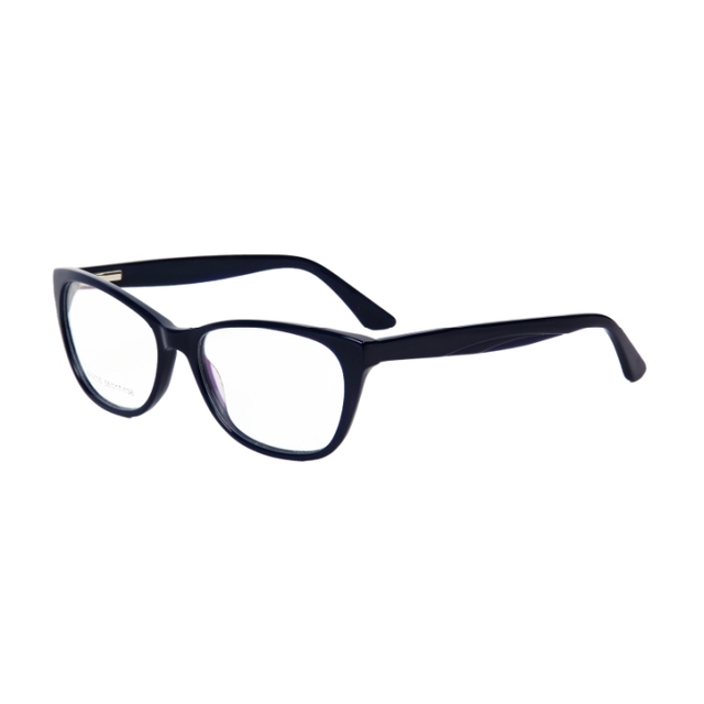 High Quality Fashionable Square Acetate Black Optical Frame for Unisex Customizable Logo All Face Shapes JNLOO BA2105
