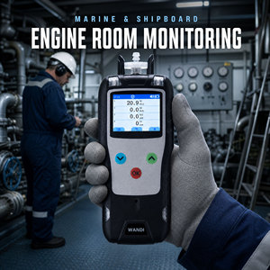 Medidor de Gas Portátil EX <span class=keywords><strong>O2</strong></span> H2S CO, Monitor de Mano para Inspección de Plantas Químicas y Refinerías de Petróleo y Gas - Product Image 4