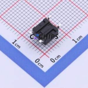 TS-1102SD-B-D-B Tactile Switch SMD-4P,6x6mm Switch Single Pole Single Throw Round Button 1.6N Vertical Mount - Product Image 2