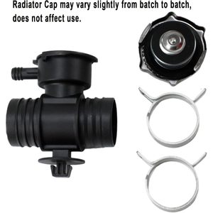 CeYhtly New Radiator Coolant Filler Neck with Cap and <b>Clips</b> Black Plastic for for 200 Sebring 2001 2004 2007 2018 - Product Image 6