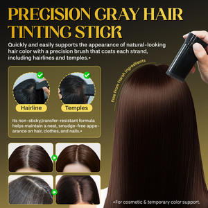 Aplicador de Tinte para Cabello IKZEE, Portátil y Conveniente, 3 Colores a Prueba de Agua de Larga Duración para Cobertura de Canas - Product Image 4