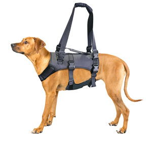 Harnais pour chien Carhartt en nylon solide, anti-traction, entièrement réglable, poignée de contrôle rapide, accents réfléchissants, marron, taille L - Product Image 6