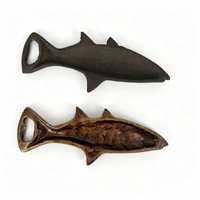 Décapsuleur en fonte en forme de poisson, ouvre-bouteille à main en forme de truite, thème pêche nautique, décoration de table pour bar et cuisine