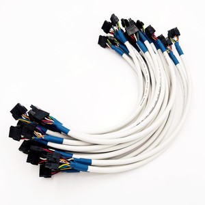 OEM ODM Özel Çok Pinli Kablo Grubu, Endüstriyel Elektronik Ekipmanlar için Siyah Konnektörlü Kablo Demeti - Product Image 1