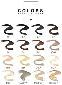 Extensions de cheveux classiques à bandes adhésives K.SWIGS Premium, cheveux vierges chinois Remy double drawn, qualité supérieure, cheveux humains invisibles. - Product Image 6