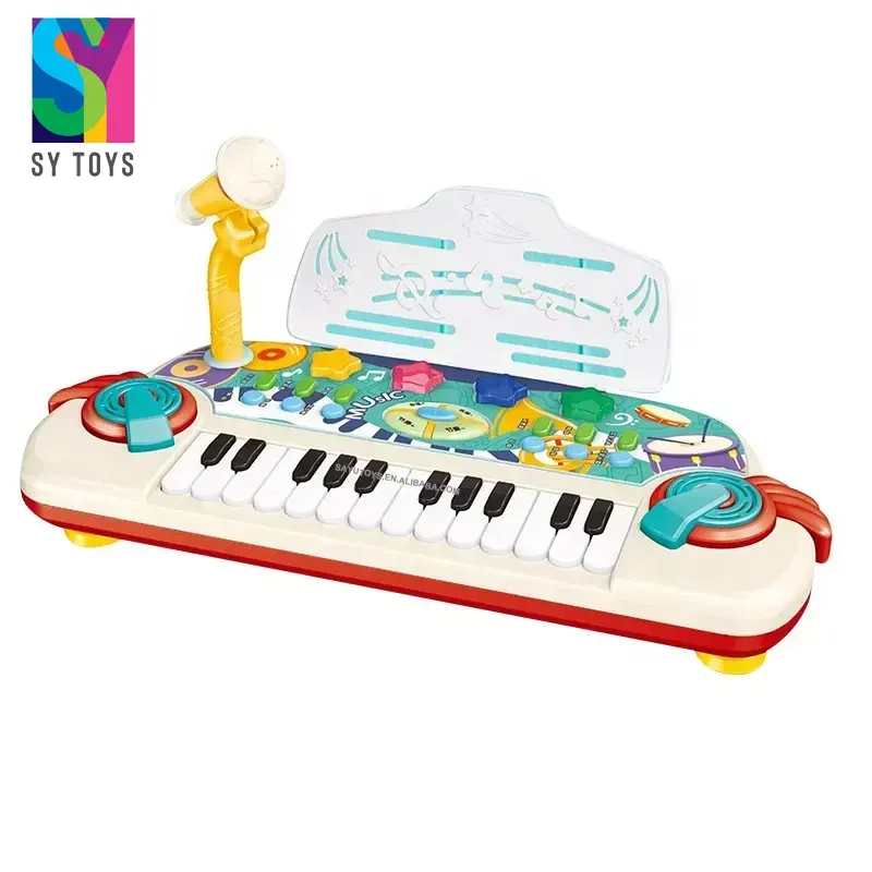 SY diskon besar hewan listrik anak-anak alat musik instrumen mainan musik keyboard combo
