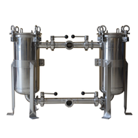 Système de filtration industrielle mobile multi-étages de 10 pouces avec cartouche filtrante de 5 microns et boîtier de sac à eau